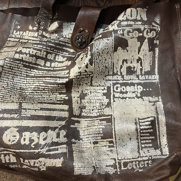 Gorgeous Lavazzon Limited Edition Leather Satchel made in New York City - Picture 2 of 11